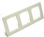 Рамка на 3 поста (дымчатый) Stekker Катрин 49035