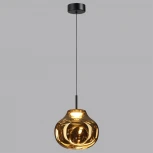 Подвесной светильник Odeon Light Vaso 5097/4LA черный/золотой/металл/стекло LED 4W 4000K (220V, на проводе)