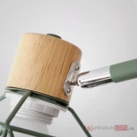 Потолочная люстра на штанге Corf B3 Green 8 Lamps ImperiumLoft Corf-B01 (189485-26) (220V)