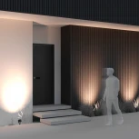 Грунтовый светильник Maytoni Ares O309FL-L8B3K (LED, 220V, IP65)