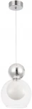 Подвесной светильник Crystal Lux MURCIA SP1.2 CHROME (220V, на проводе, шар)