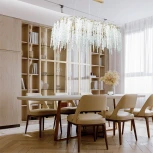 Подвесная люстра хрустальная Modelux MODESTYLE MS.2110.1200 GD