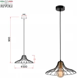 Светильник подвесной х Е27 Вт Rivoli МУНlight 5150-201