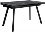 Стол DikLine SKA125 Керамика Серый мрамор/подстолье черное/опоры черные (2 уп.) 00-00070347