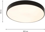 Потолочный светильник круглый F-Promo Arena 4684-8C (регулировка яркости, LED, 220V, пульт управления, круглые)