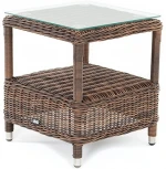 "Форио" столик кофейный из искусственного ротанга, цвет коричневый 4SIS арт.УТ-00001061