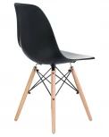 Стул обеденный DSW (ножки светлый бук, цвет чёрный (B-03))