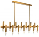 Потолочная люстра большая на штанге Leonardo 2156/05/14PL Stilfort (220V, свеча)