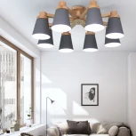 Потолочная люстра на штанге Prop 8 Grey ImperiumLoft Prop01 (191994-23) (220V)