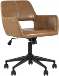 Кресло компьютерное Филиус экокожа коричневый УТ000005618