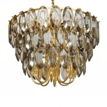 Подвесная люстра L'Arte Luce Scala L35820 (220V, хрусталь K9, на цепи, круглые)