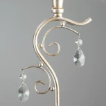 Торшер Eurosvet Incanto 01023/1 серебро (220V, подвески, выключатель, круглые)