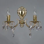 Бра Ambiente by Brizzi Benisa 2226/2 WP Tear Drop (220V, хрусталь Asfour, подвески, подсвечник, свеча)