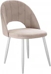 Стул 217 B03 BEIGE, ножки белые Dikline 00-00059227