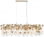 Подвесная люстра Odeon Light Coins 5104/8A золотистый/прозрачный металл/стекло E14 8*40W 220В (на тросе)