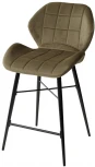 Полубарный стул M-City MARCEL BLUVEL-77 ASH GREEN (H=65cm), велюр