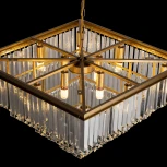 Подвесная люстра каскадная Loft IT Prism Clear 10019/600S (220V, хрусталь, на цепи)