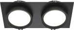 Встраиваемый светильник Hoop GX53 2x15W Maytoni DL086-02-GX53-SQ-B (220V)