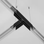 Коннектор Т-образный Exility накладной черный (магнитный) Maytoni Technical TRA034CT-41B