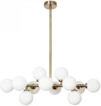 Потолочная люстра на штанге Arte Lamp Bolla-Piccolo A3988SP-12AB (220V, шарики, молекулы)