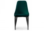 Стул Woodville на металлокаркасе Kora green / black 15096