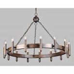 Подвесная люстра Favourite Fortezza 1144-15P (220V, на цепи, подсвечник, свеча, кольцо)