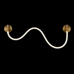 Настенный светильник светодиодный с гибким неоном Loft It Thread 10388W Brass (220V)