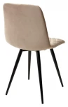Стул CHILLI-X БЕЖЕВЫЙ #5, велюр / черный каркас 4 шт/ 1 к