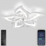 Потолочная люстра светодиодная с вентилятором Natali Kovaltseva Ledfan LED LAMPS 81487