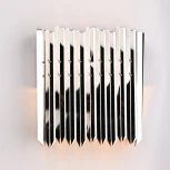 Настенный светильник Grace Lightning Facet Wall Lamp Silver By ImperiumLoft Grace01 (220V)