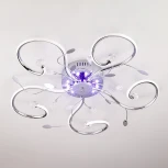 Потолочная люстра Eurosvet Curl 90129/5 хром