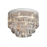 Потолочная люстра Vitaluce V5151-0/6+3+1PL (220V, хрусталь, круглые)