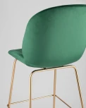 Стул барный Stool Group Beetle со спинкой изумрудный УТ000001772