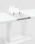 Стол обеденный Stool Group Орлеан раскладной 140-170*80 глянцевый белый УТ000003495