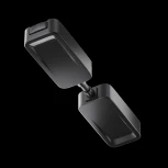 Коннектор питания прямой Radity встраиваемый черный (магнитный) Maytoni Technical TRA084C-B-12