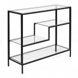 Консольный стол AllConsoles 1011-CB clear черный муар