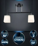 Потолочная люстра Wedo Light Semel WD3640/2C-BK-CR-WT