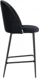 Стул полубарный Stool Group Логан велюр черный УТ000035466