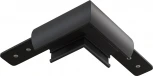 Коннектор угловой круглый, черный Maytoni Accessories for tracks Basity TRA172CL-R-11B
