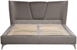 Кровать Garda Decor Siena2К-160-Colt017 (Серый/Темно-серый)