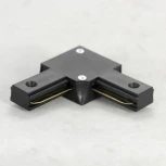 Коннектор Lussole 10325 угловой черный