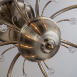 Потолочная люстра Eurosvet 30026 30026/8 античная бронза (220V, лепестки)