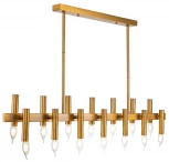 Потолочная люстра большая на штанге Leonardo 2156/05/14PL Stilfort (220V, свеча)