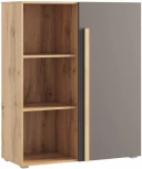 Стеллаж Woodville Чернин дуб вотан / графит