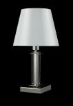 Интерьерная настольная лампа Crystal Lux Nicolas LG1 NICKEL/WHITE (220V)