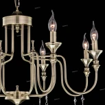 Подвесная люстра Citilux Рига CL437183 (220V, на цепи, подсвечник, свеча)