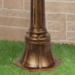 Наземный фонарь Elektrostandard Diadema черное золото GLYF-8046F