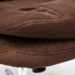 Кресло SOFTY LUX коричневый (флок)