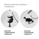 Офисная настольная лампа на струбцине Эра N-121-E27-40W-W (220V, выключатель)