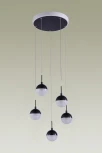 Подвесной светильник Moderli Renata V2833-5PL (LED, 220V, на проводе, шарики)